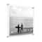 Wexel Art Double Panel Clear Acrylic Floating Wall Frame with Gold Hardware